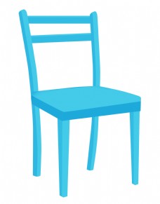 餐椅家具椅子插画
