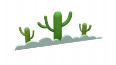 c4d植物装饰插画