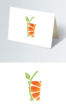 果汁店可爱风logo
