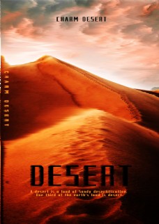 沙漠电影海报风景海报