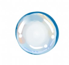 透明的圆形气泡插画
