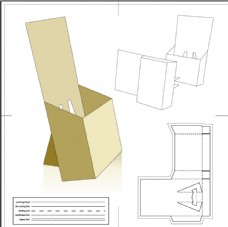 包装 结构 立体盒子 盒子展开