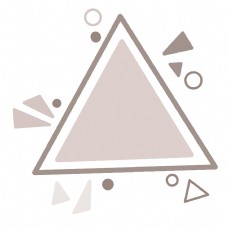 灰色三角形图案