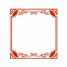 方形花纹方形古典花纹边框