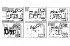欧式住宅CAD施工图