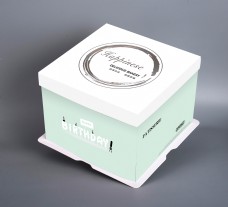 蛋糕盒包装盒烫金分体盒