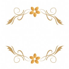 装饰花纹金色花纹装饰边框