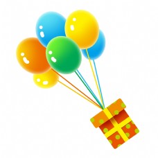 庆祝生日气球礼盒