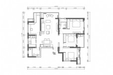 CAD住宅设计平面方案