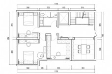 别墅室内CAD平面方案