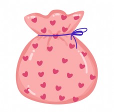 生日礼物粉色礼袋