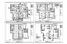 高层住宅欧式装修CAD施工图