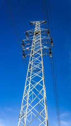 高压电线电塔高清图片