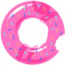 粉色游泳泳圈PNG素材