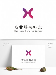 商业logoX字母logo