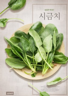 商品绿色食品海报