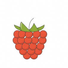 红色的葡萄免抠图