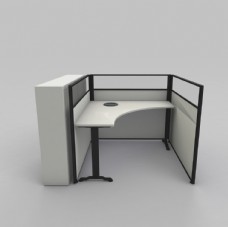 办公桌模型C4D模型办公桌子
