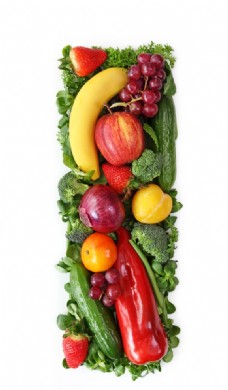 展板水果蔬菜海报