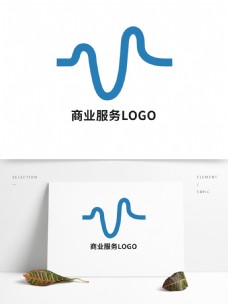 科技标识简约大气科技金融公司企业服务logo标识