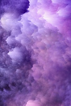 紫色3D质感烟雾背景