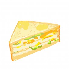 一块美味三明治