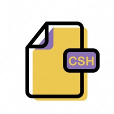 PSD文件CSH文件格式免抠图