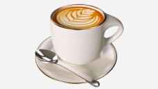 C4D简约咖啡杯模型