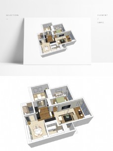 日式风格住宅草图大师模型