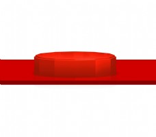 特色形状独特的红色平台