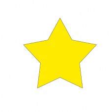 星星黄色五角星