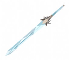 蓝色兵器刀剑