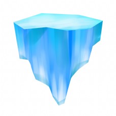 创意蓝色冰山