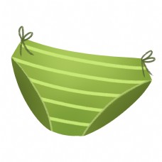 绿色小清新清凉夏季游泳裤