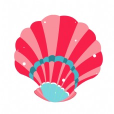 贝壳海洋海洋扇贝贝壳