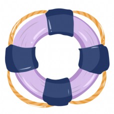 紫色圆形游泳圈