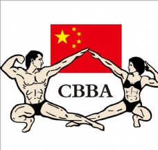 中国健美协会logo
