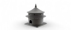 家用熏香香炉文创设计3D模型stp格式