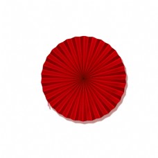 圆形形图案红色圆形折纸图案
