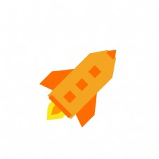 黄色火箭图标