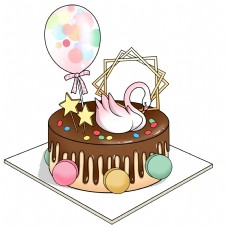 生日蛋糕卡通免抠