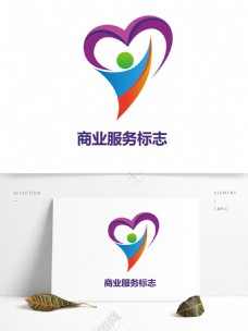 简约大气商业服务Logo标志