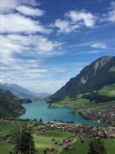 瑞士蓝天白云琥珀