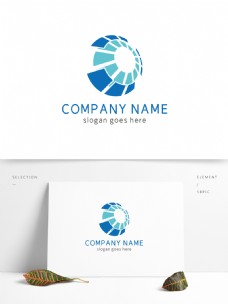 科技创意创意商务科技眼大气logo