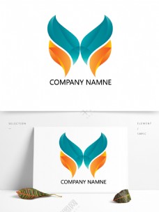 标志设计矢量蝴蝶标志logo设计