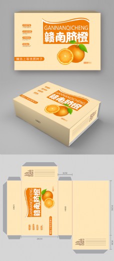 自然清新芒果包装盒