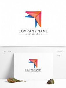 科技创意创意大气飞机燕子科技地产logo