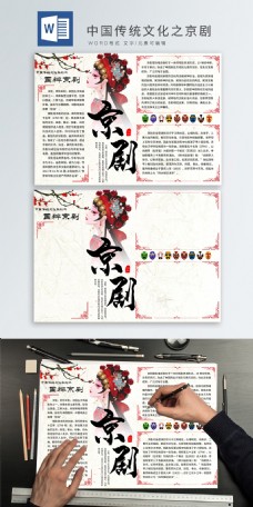 弘扬中国传统文化——京剧