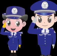 png抠图卡通警察