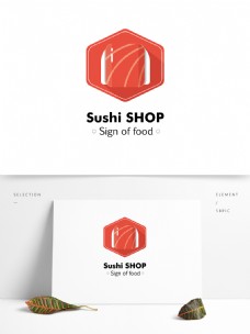 饮食店餐饮美食小吃寿司料理店logo